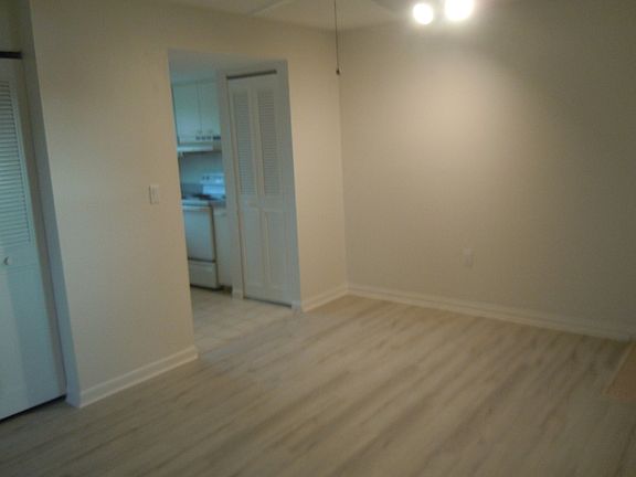 Living room looking at kitchen