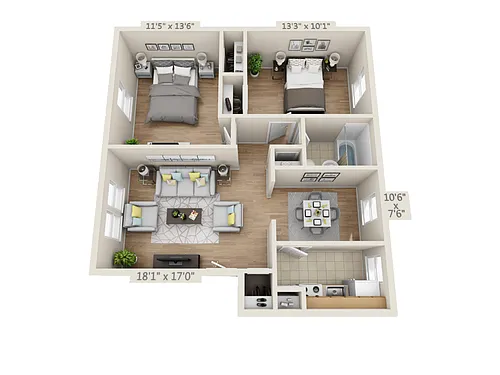 Floor plan The Hawk-Classic Village