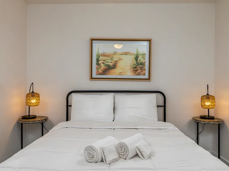 Bedroom #3 with queen bed.