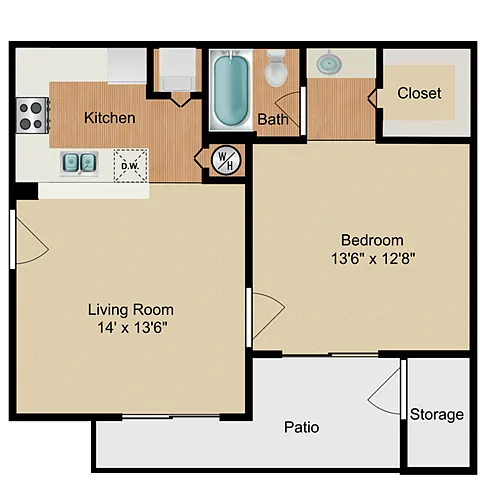Floor plan The Lily