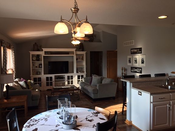 Open concept living area