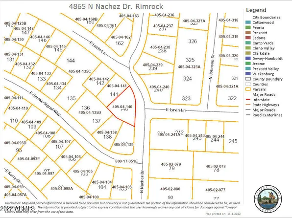 4500 N NACHEZ Drive #140, Rimrock, AZ 86335