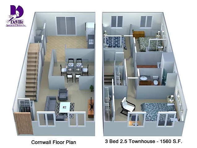 Floor plan Cornwall