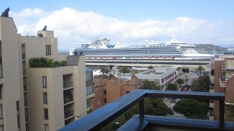 View (1) from living room balcony