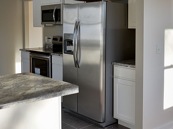 New fridge, microwave, range