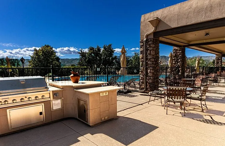 clubhouse pool area