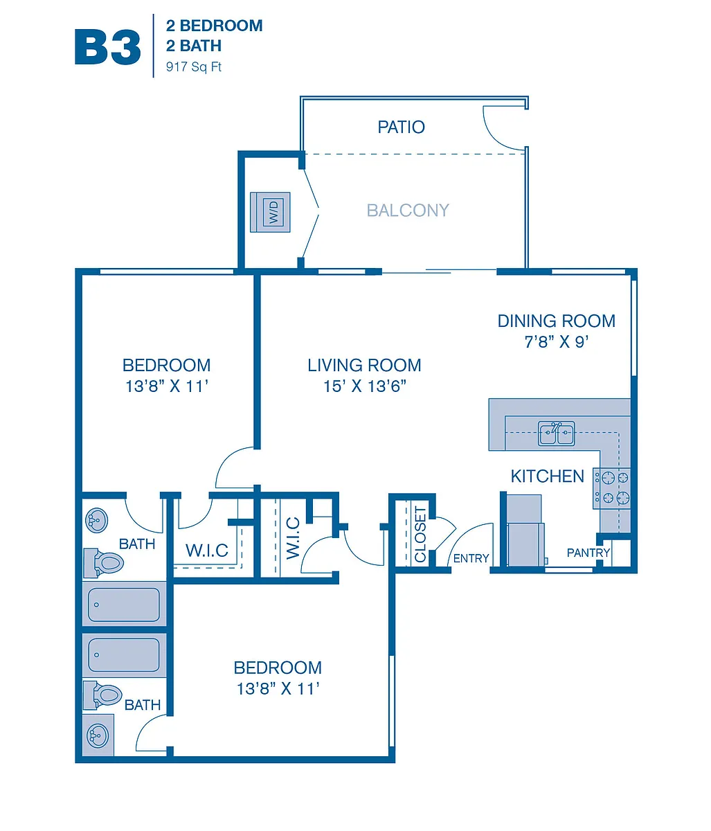Floor plan B3