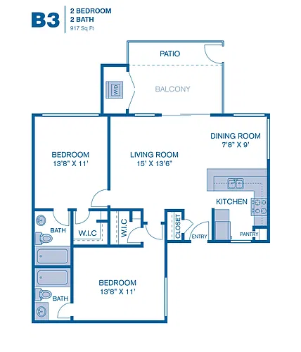 Floor plan B3