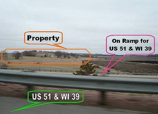 View From US 51 & US 39 & On Ramp