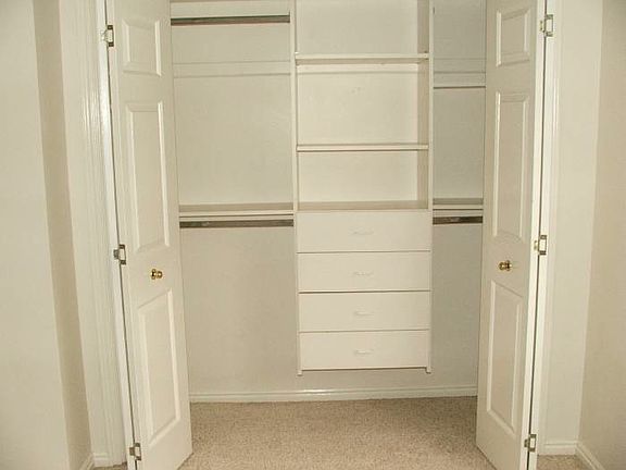 All closets have organizers
