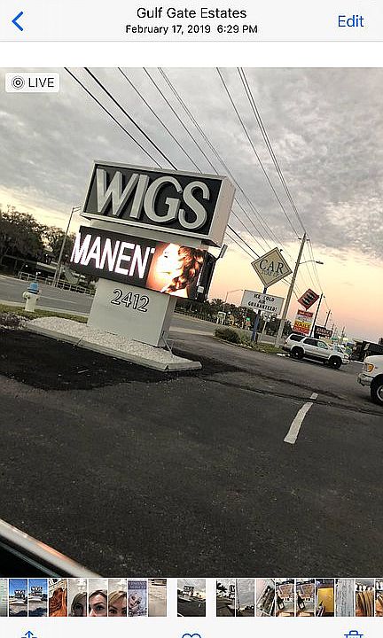 Highest visible signage