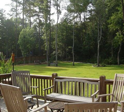 backyard from large deck