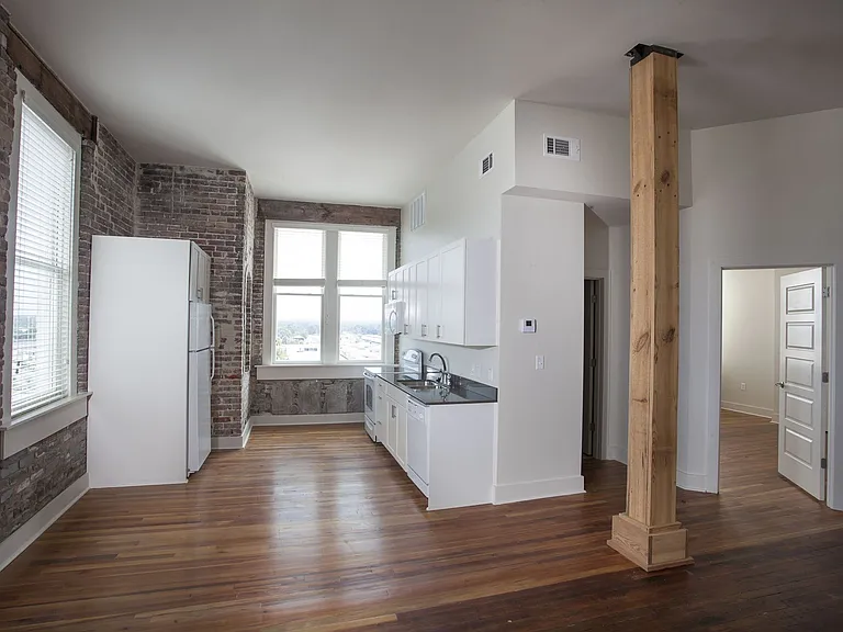 Loft 502C | Kitchen + Living Room