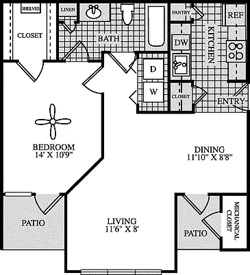 Floor plan Athens