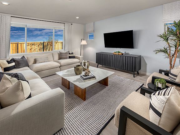 Modeled Residence 3 at Casacala in Brentwood, CA.