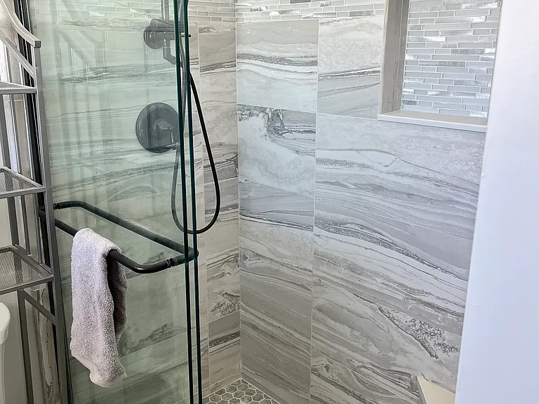 Walk in shower