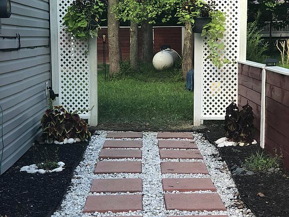 Entrance to backyard