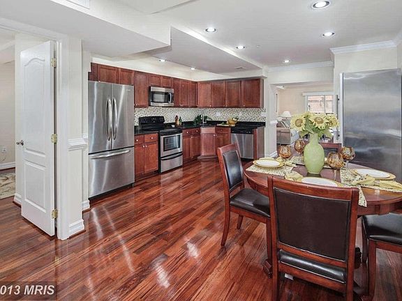 kitchen and dining area