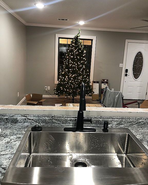 Kitchen looking into living 