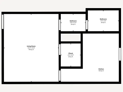 Floor plan Studio