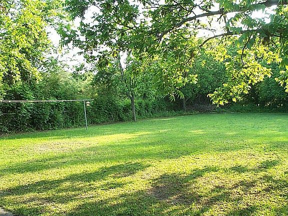 Left side of backyard