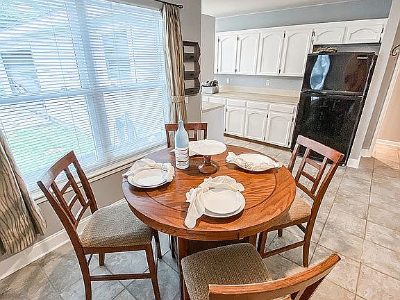 Separate dining area