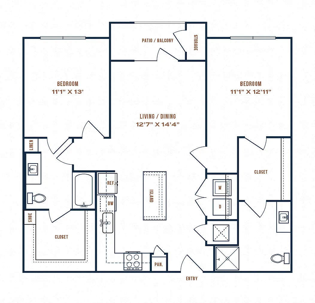 Floor plan B1 ANSI