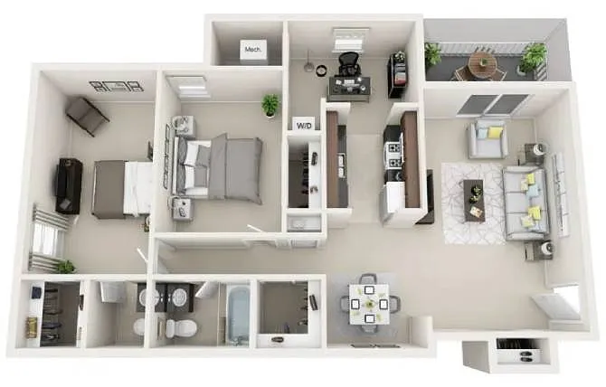 Floor plan 2B15B