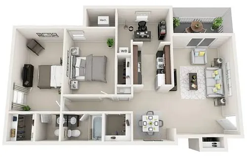 Floor plan 2B15B
