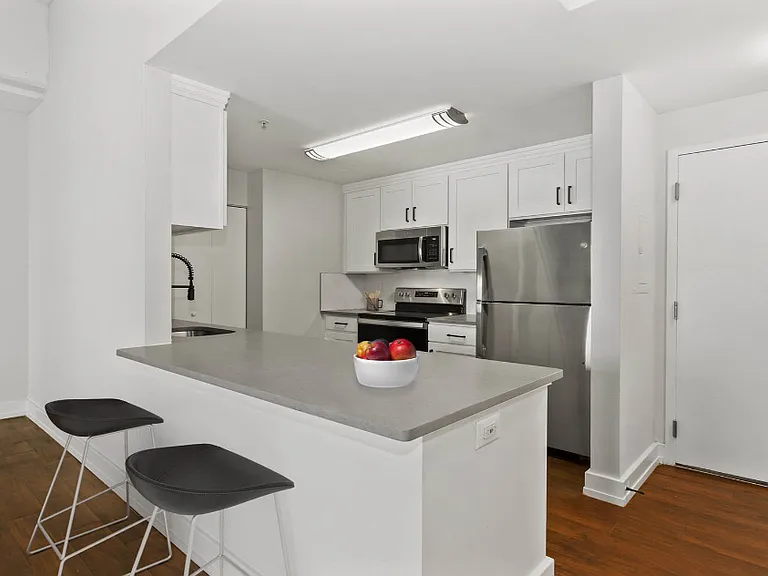 Renovated kitchens with premium finishes are available for upgrade. Ask the leasing team for more details.