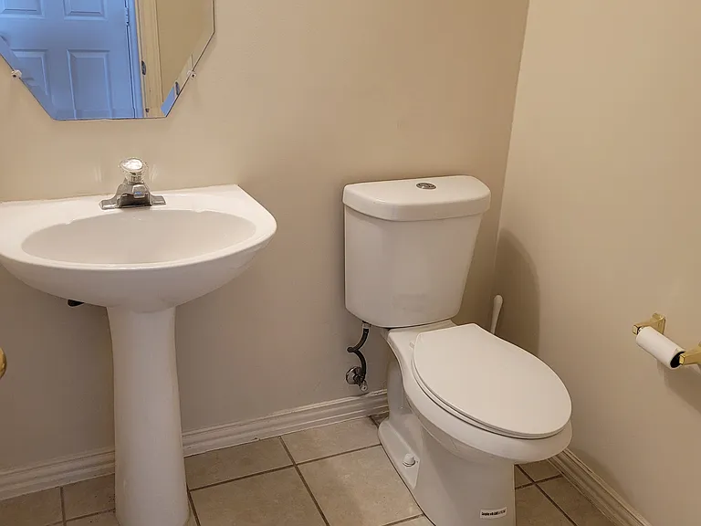 downstairs half bath