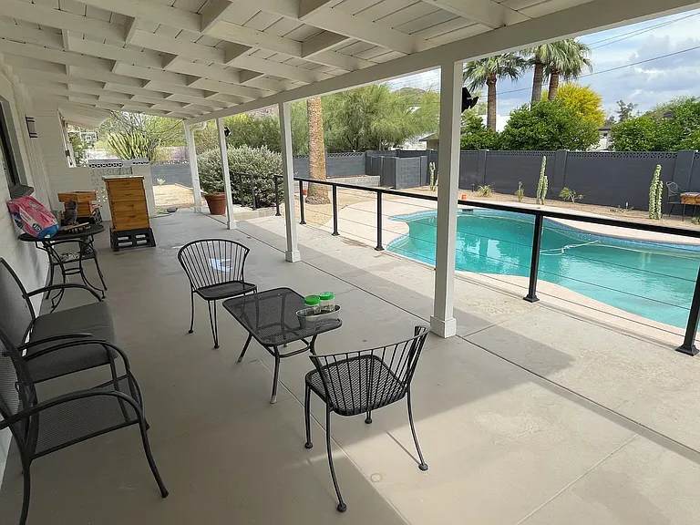 Back Patio and Pool