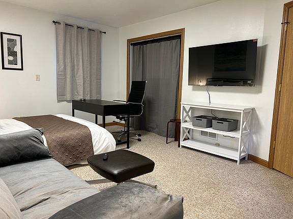 Roku TV to stream all your subscriptions. Wifi included in rent.