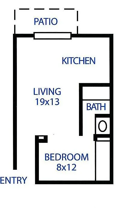 Floor plan Studio