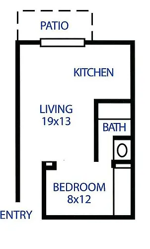 Floor plan Studio