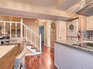 View looking into Kitchen/dinning area from back sliding glass door *furniture not included