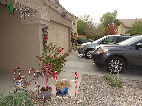 slab and 2 car garage