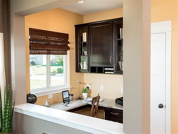 Planning Center is off the Morning Room. Built-in Cabinets, the perfect place to organize your busy