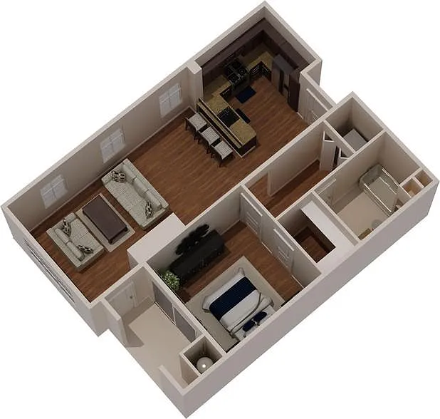 Floor plan VA 1X1