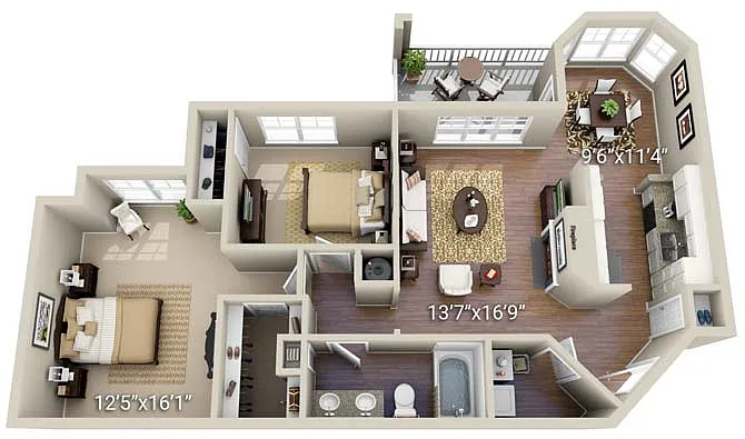 Floor plan BA1