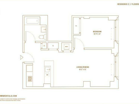 2nd image of 411 W 35th St #4C