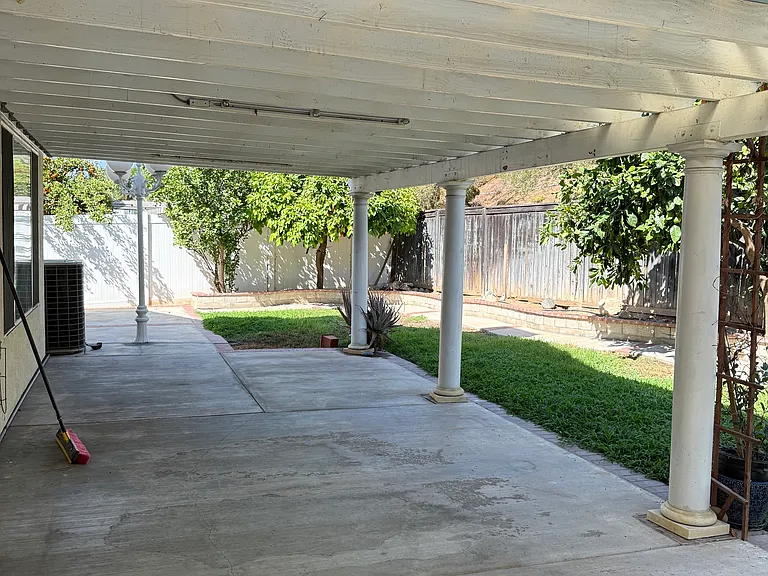 rear yard