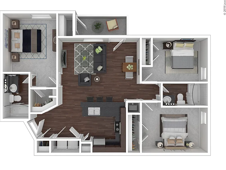 The Conductor: Beds - 3: Baths - 2: SqFt Range - 1221 to 1221