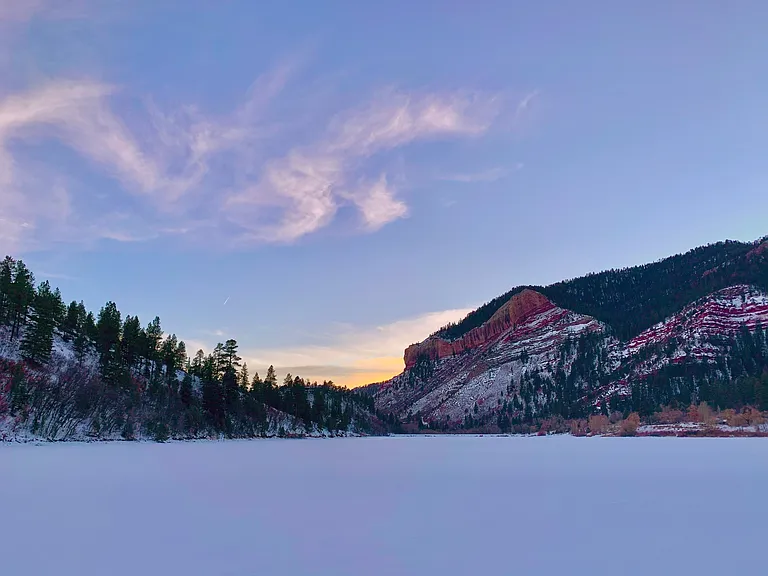 Winter on the lake