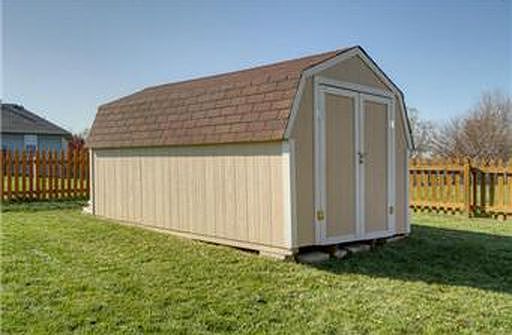 Shed in back yard