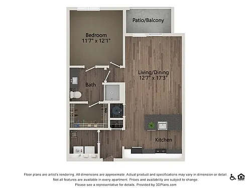 Floor plan A2C