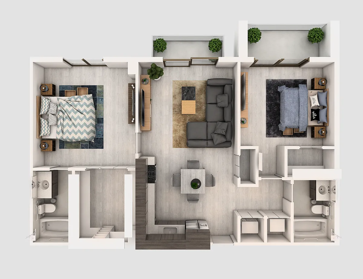 Floor plan B202