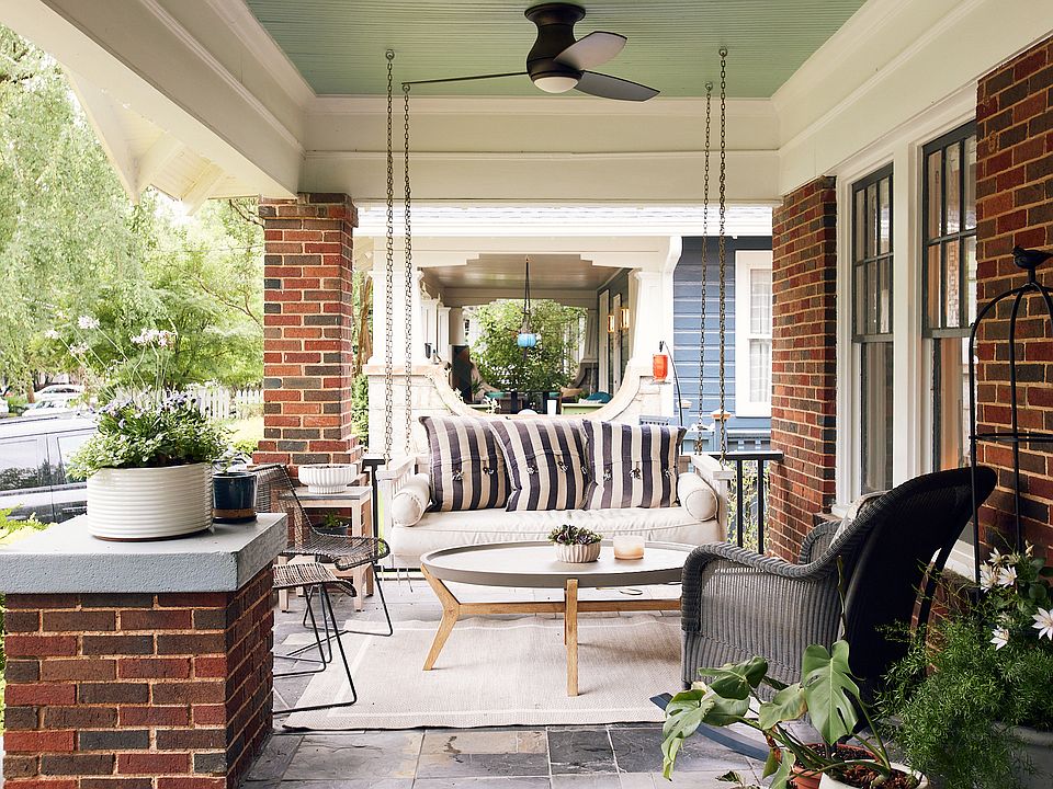 Front Porch - swing not included