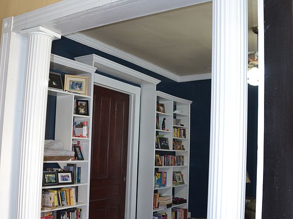 formal library & pocket door