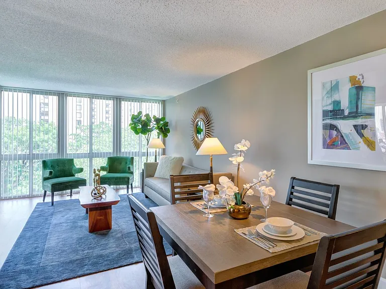 Open Concept Living and Dining Rooms